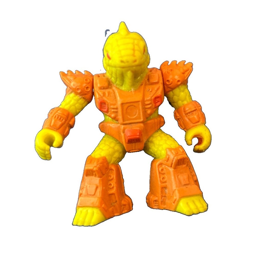 1986 Battle Beasts #29 Icky Iguana Fire Rub Hasbro Takara Vintage
